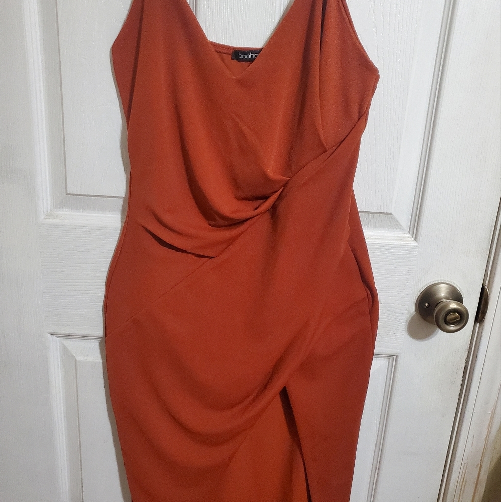 Boohoo night out strappy dress